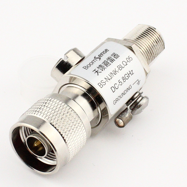 馈线防雷器 n头天线避雷器 基站弱电避雷器 n公头转n母头保护器