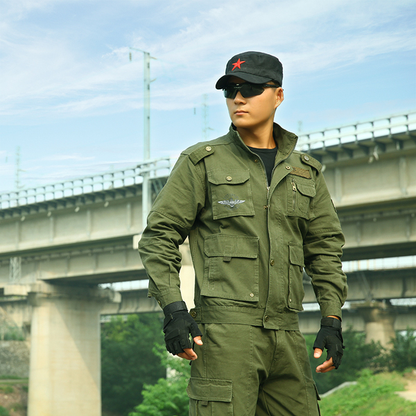 户外军迷服装男士军绿色迷彩服套装盾郎特种兵作训服猎鹰基地正品
