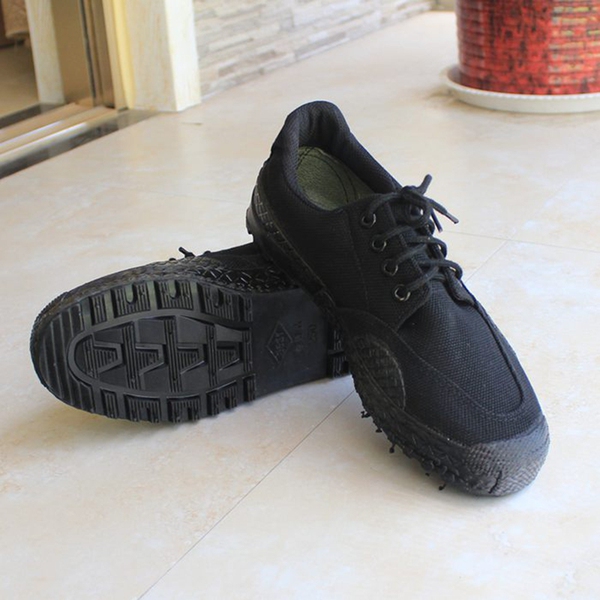 耐磨防滑黑色解放鞋男女99作训鞋07户外鞋春夏军鞋胶鞋劳保帆布鞋