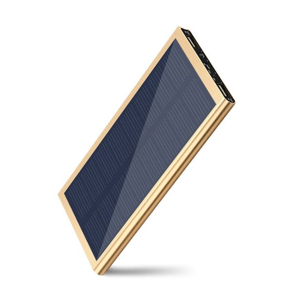 天书太阳能聚合物充电宝 铝合金外壳 双USB移动电源套件 DIY套料