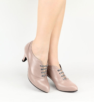 鞋子 女鞋 金色水钻女士鞋