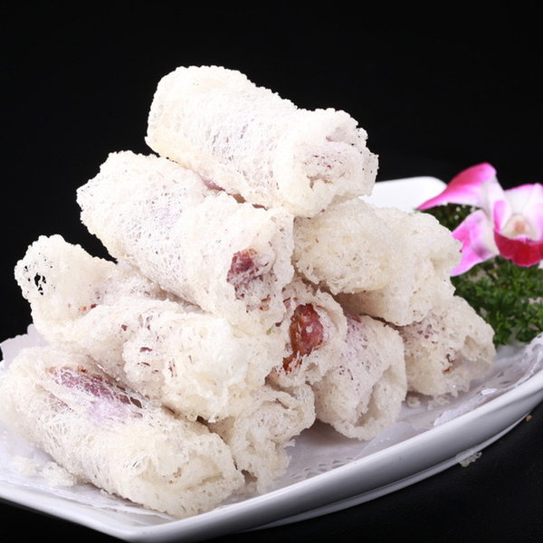 阿诺 娘惹山药卷 220g 10根 港式点心 广式早茶 酒店批发专供