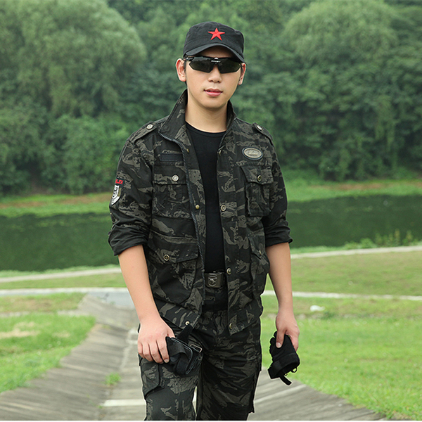 秋冬户外特种兵迷彩服套装男 中国军装野战作训服装军迷服饰正品