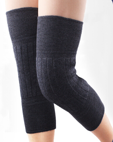 wd-892269包邮羊绒护膝冬季加厚保暖加长羊毛运动护膝老人男女用