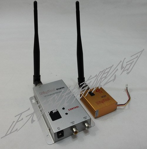 2g 800mw无线监控接收发射器 无线视频传输器 无线视频收发器