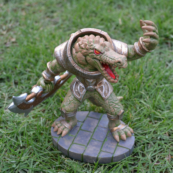 英雄联盟手办 lol荒漠屠夫雷克顿皮肤模型 lol鳄鱼游戏公仔摆件