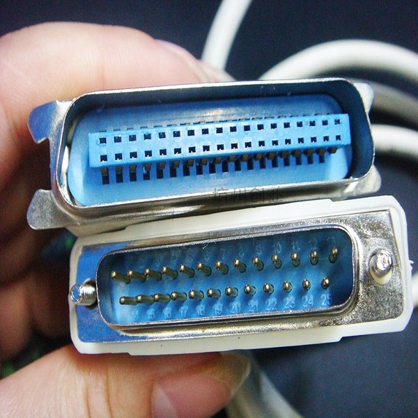 25针并口 1284打印机连接线 针式电脑打印机数据线 打印机并口线