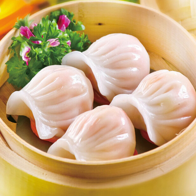 【满68川渝包邮】百粤名点水晶虾饺 早茶点心 一袋200g 10个
