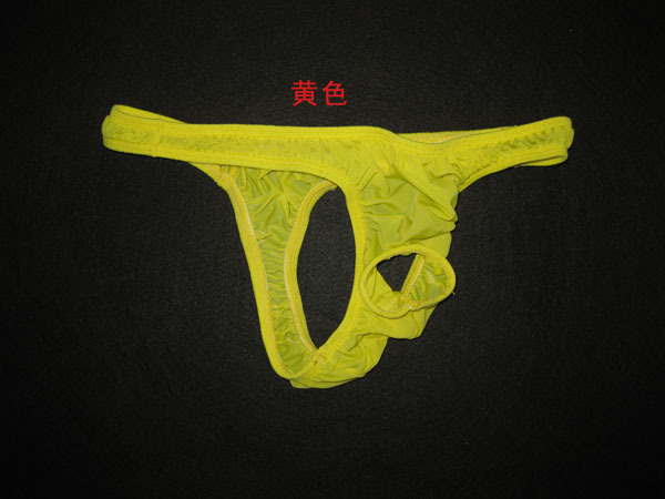 男士前开口性感丁字裤漏洞设计性感t裤低腰内裤丁字h11