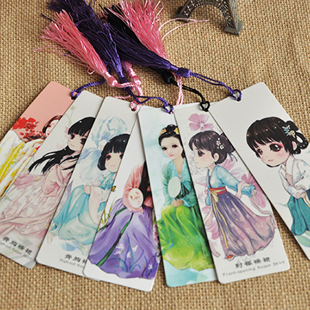 满包邮q版古典汉服复古古风书签 中国风可爱新颖创意文具生日礼物