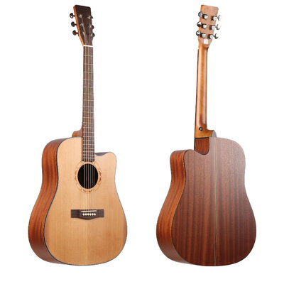 正品西班牙shore高档手工单板民谣木吉他包邮