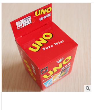 桌面游戏 uno牌迷你版 小牌旅行装uno 尤诺牌旅行版优诺牌桌游