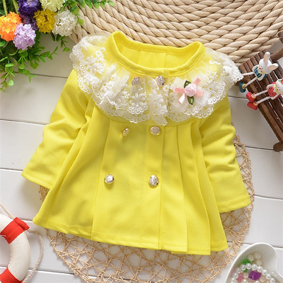 2015韩版婴儿春秋装外套蕾丝公主上衣女童女宝宝长袖开衫外套休闲