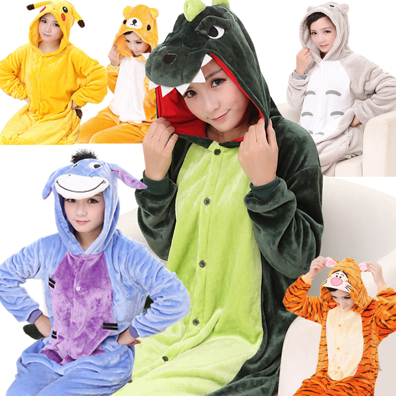 Female cartoon pajamas, household to take, women robe pajamas