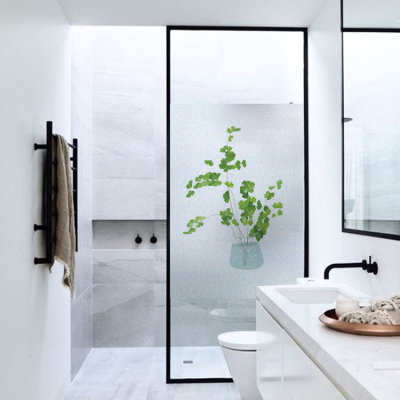 ins绿植玻璃贴膜浴室厕所卫生间门贴透光不透明防透窗户玻璃贴纸