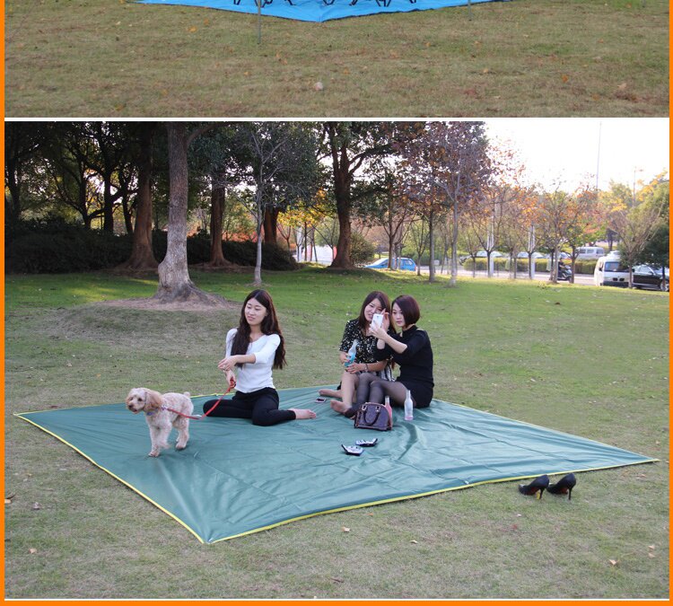 Упаковка угол 。野营席野潮w地户外超大布防*餐垫300式地布天幕户外牛津300 OTHER