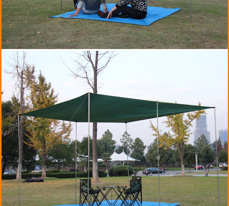 Упаковка угол 。野营席野潮w地户外超大布防*餐垫300式地布天幕户外牛津300 OTHER