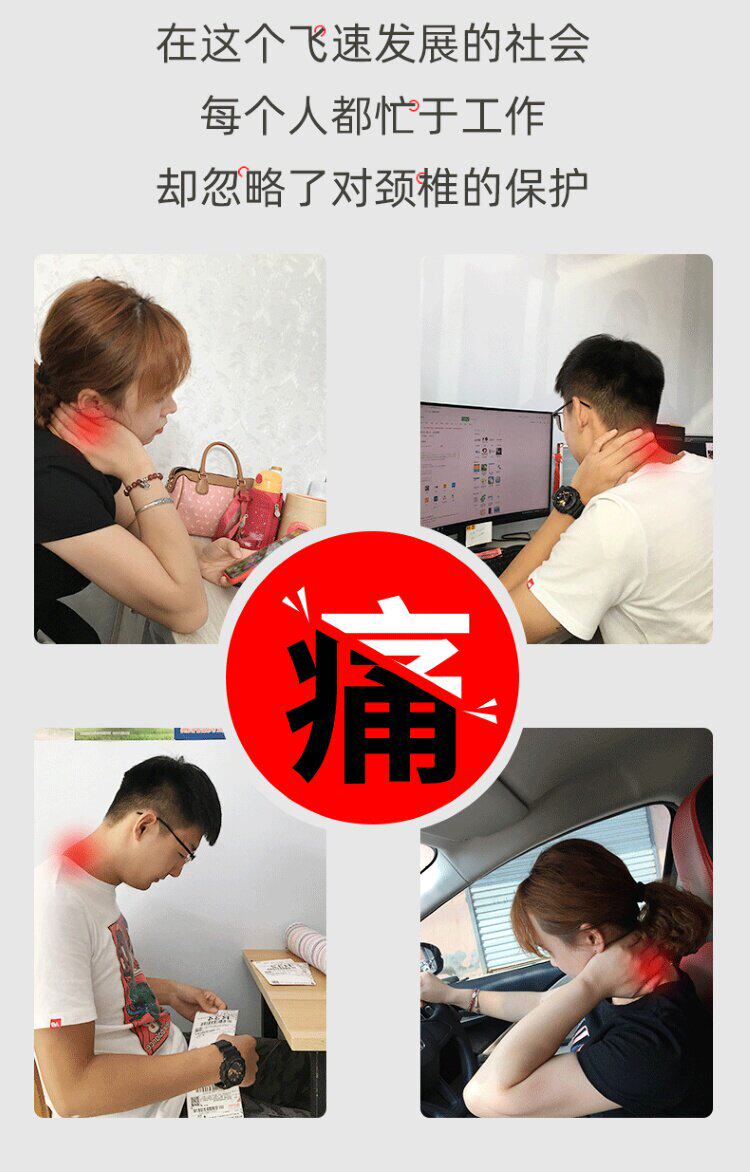 Подушка 高颈椎病防打呼噜枕头睡觉专用实心不塌陷枕芯偏硬单个装不变形一