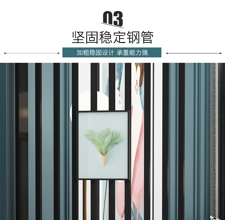 напольная ширма 中式屏风靠墙隔断客厅绿植玄关花槽柜储物格子入户门遮挡装饰板。