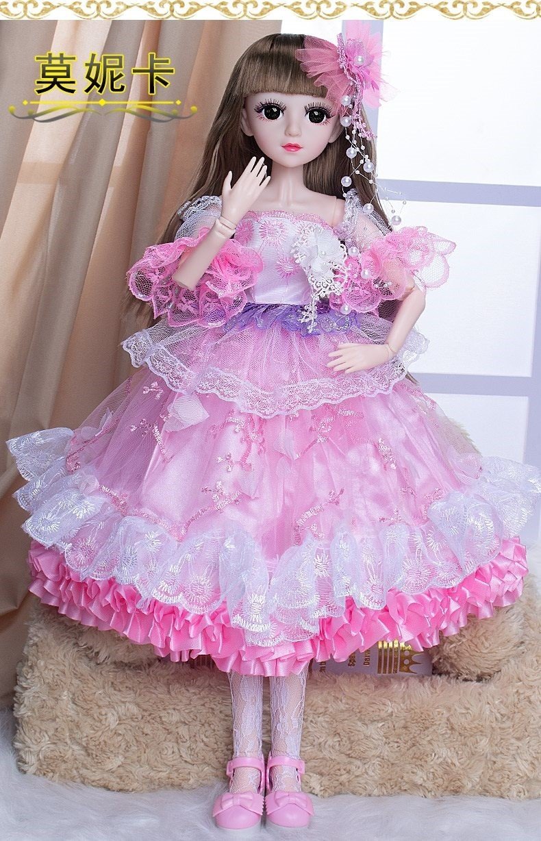 单个超大娃娃特大号巨型爸比公主多关节手指可动材料包摆摊的女童