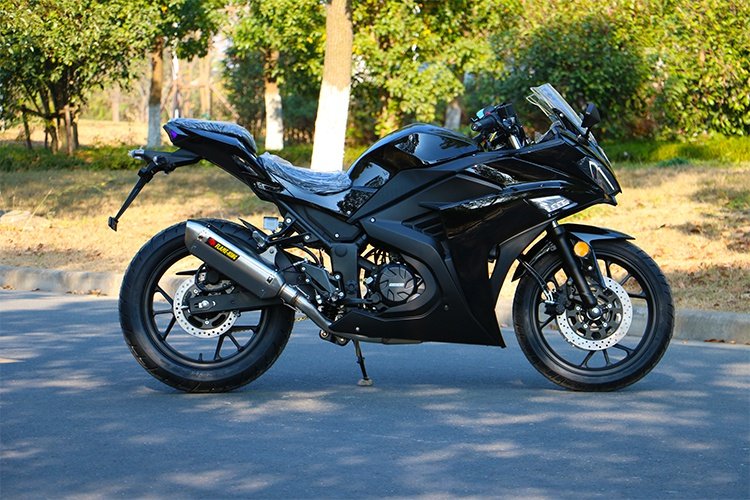 全新v6摩托车跑车国四电喷400c双缸地平线重机车摩托车整车可上牌