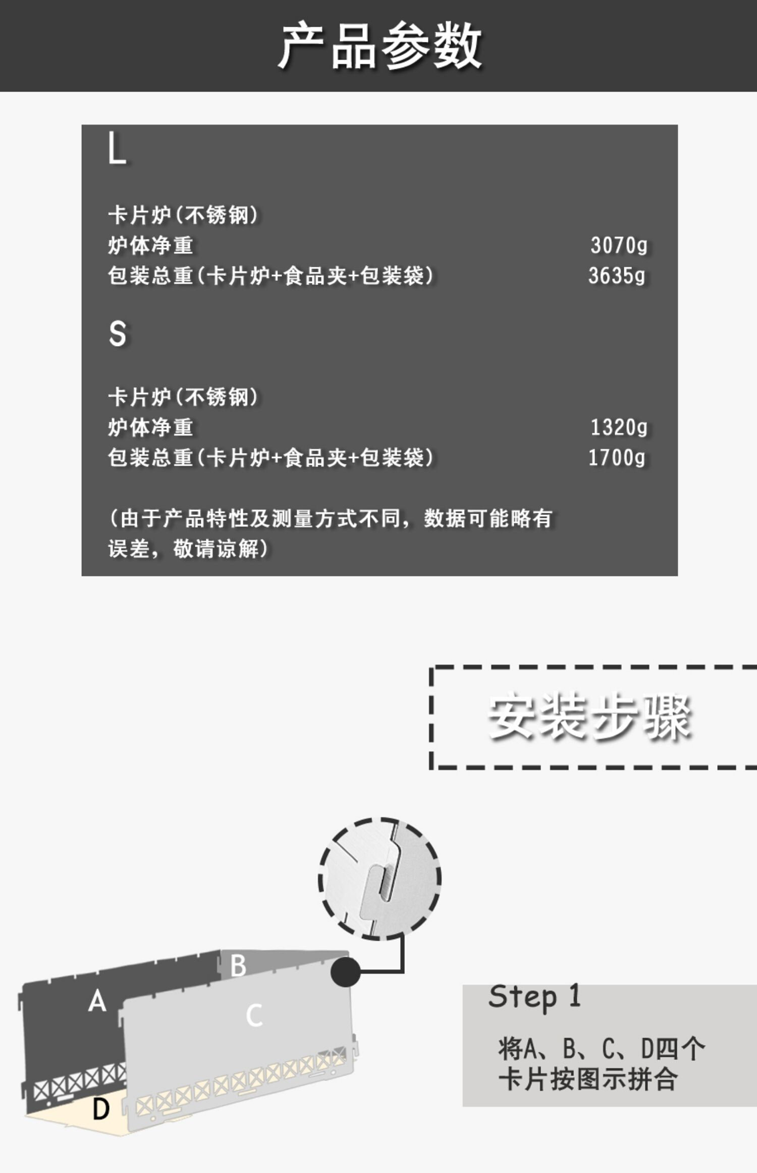 Упаковка угол 便携野炊家用户外架烧烤三不锈钢折叠野营峰烧烤z柴火露营炉。炉