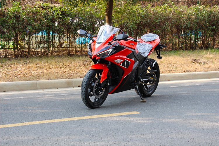 全新v6摩托车跑车国四电喷400c双缸地平线重机车摩托车整车可上牌