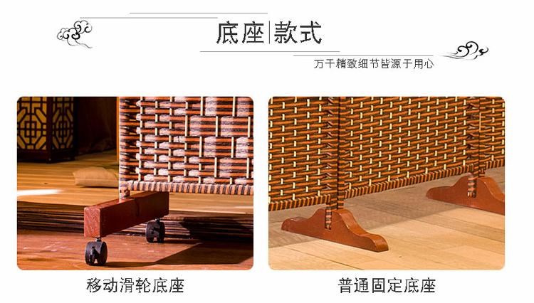 Phong cách Trung Quốc vách ngăn màn hình có thể di chuyển gấp phòng khách hiên phòng ngủ văn phòng khách sạn hiện đại tối giản đơn giản màn hình gấp - Màn hình / Cửa sổ