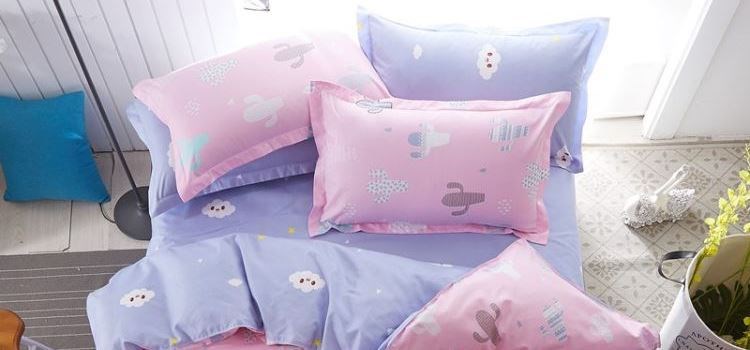 Công chúa phong cách chăn ga giường phòng ngủ giường đôi dễ thương đặc biệt ưu đãi đặc biệt bông tinh khiết bìa chăn đơn học sinh 1,5 mét đơn - Quilt Covers