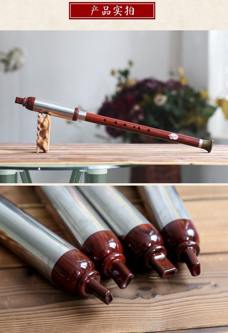 . Bau Musical Instrument Vân Nam Giả gỗ tự nhiên thổi dọc có thể tháo rời Hiệu suất chuyên nghiệp - Nhạc cụ dân tộc