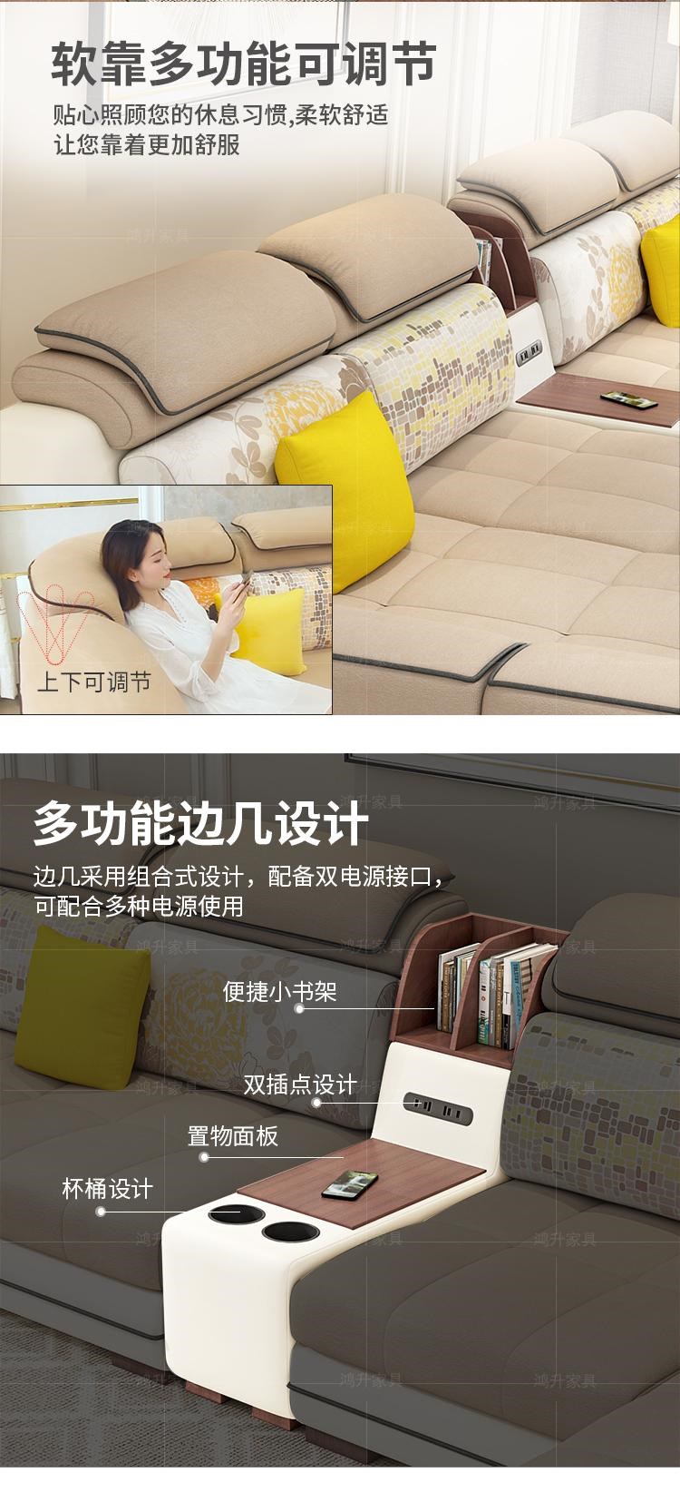 Sofa vải kết hợp bộ kích thước phòng khách chung cư hoàn thiện sofa da tối giản hiện đại 2018 nội thất mới - Ghế sô pha