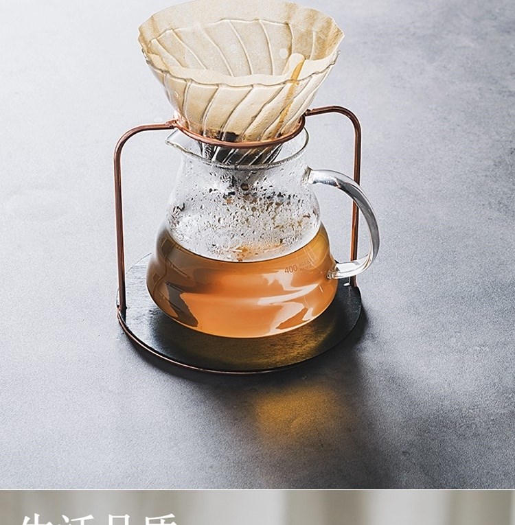 Cà phê giá đứng kệ cà phê tay bộ lọc cốc gió phù hợp với retro nhỏ giọt đơn giản đơn giản đứng cốc cốc - Cà phê