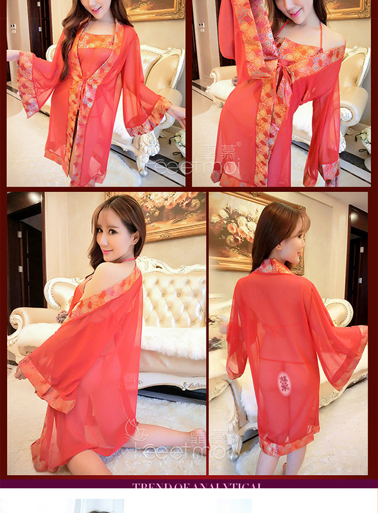 Dudou nữ phong cách cổ đại Hanfu dudou phong cách cổ xưa trong suốt cám dỗ quần áo sexy nóng bỏng báng bổ cô gái sexy. - Bellyband