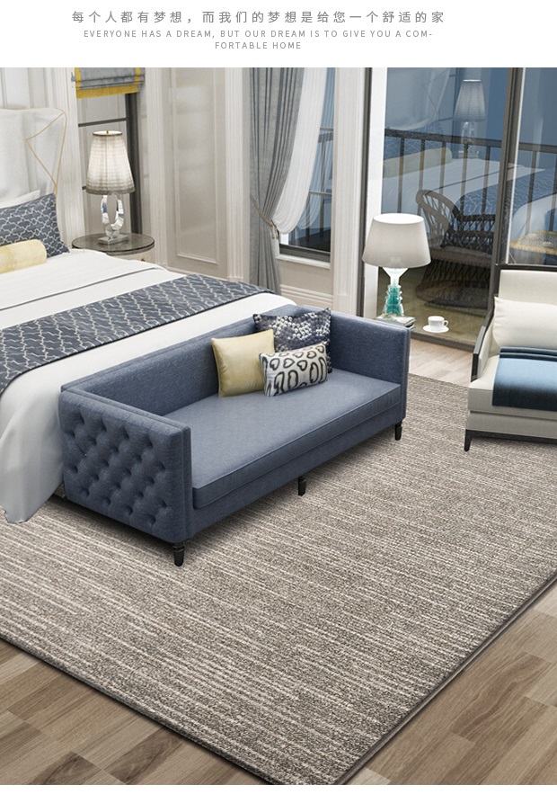 Phong cách Bắc Âu đích thực đơn giản hiện đại trong phong cách Châu Âu thảm phòng khách đầy đủ bàn cà phê chăn đầu giường chăn phòng ngủ hình chữ nhật - Thảm
