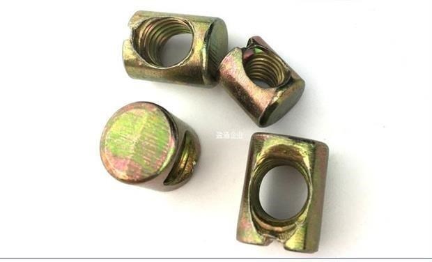 Vít cố định đai ốc lắp ráp m8 bộ đếm đầu giường vít đồ nội thất gia đình bền vít siết chặt cũi. - Chốt