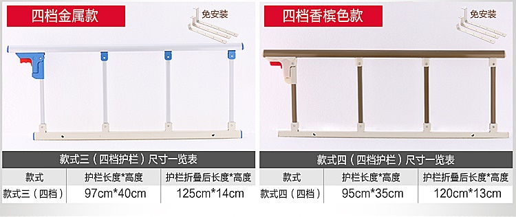 Lan can giường cho trẻ sơ sinh và trẻ em, hàng rào cạnh giường trẻ em, chống rơi, vách ngăn đầu giường chống rơi, đa năng có thể gập lại - Giường trẻ em / giường em bé / Ghế ăn