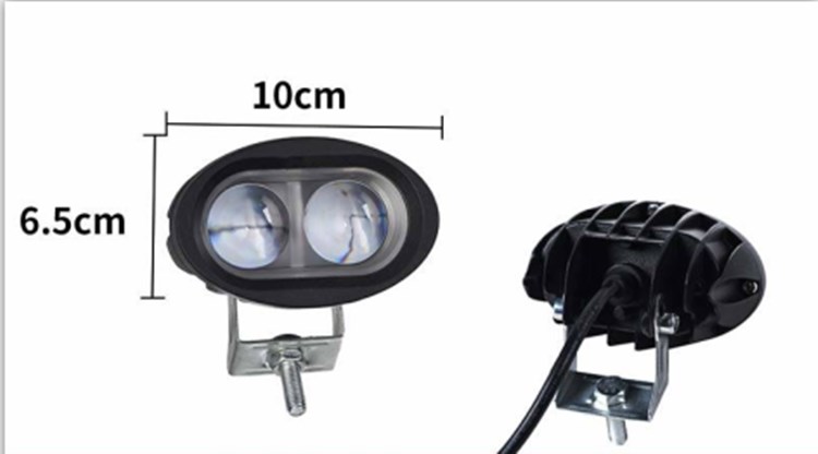 Đèn xe điện đèn pha xe máy đèn pha đèn pha ánh sáng mạnh đèn pha bên ngoài sửa đổi bàn đạp phụ trợ 12V24v48v - Đèn xe máy