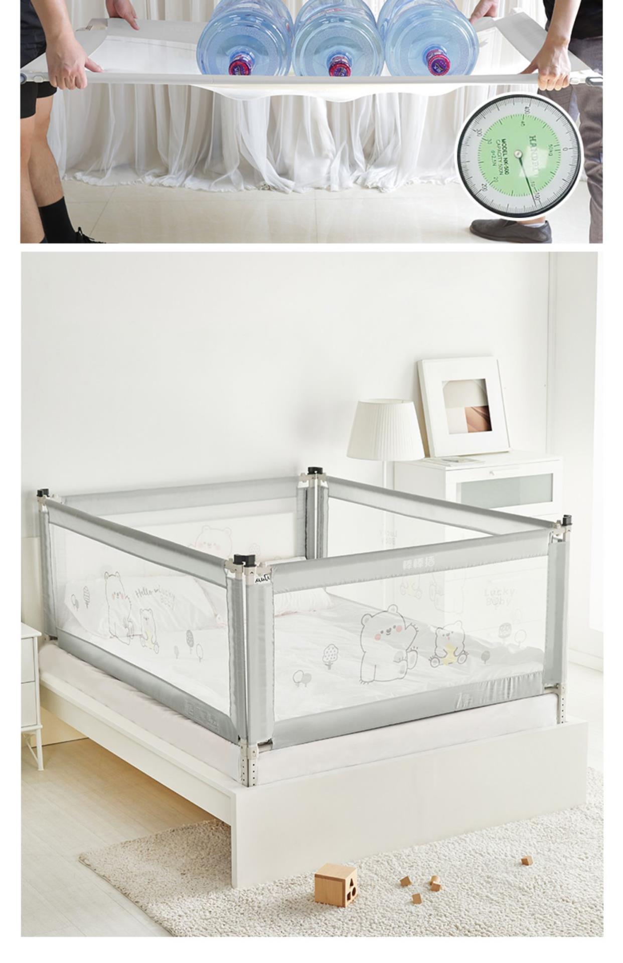 New Bangbang heo em bé cũi trẻ em lan can chống rơi đầu giường Vách ngăn phổ quát giường 1,51,8-2m - Giường trẻ em / giường em bé / Ghế ăn