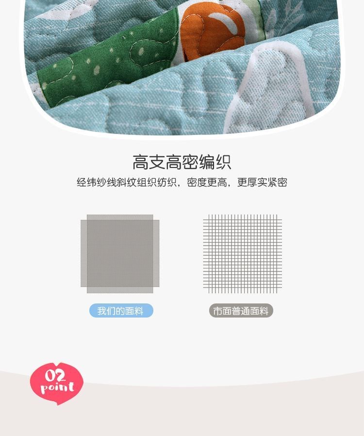 Bộ trải giường hai mặt cho mùa đông và mùa hè mã hóa đơn giản phim hoạt hình mở rộng thời trang đồng quê Mỹ chần bông thoải mái và tinh tế - Trải giường