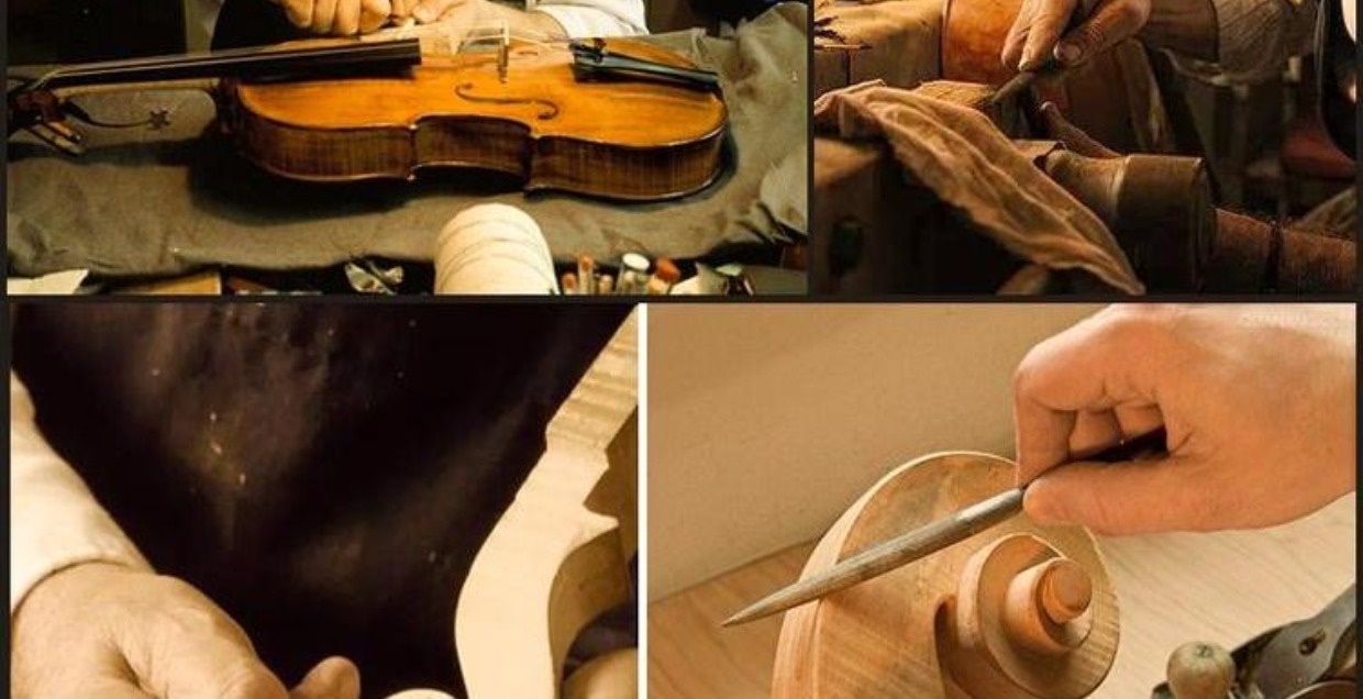 Cao cấp chuyên nghiệp chơi violin người lớn mới bắt đầu nhạc cụ trẻ em luyện thi đầu vào gỗ rắn thủ công nhỏ - Nhạc cụ phương Tây