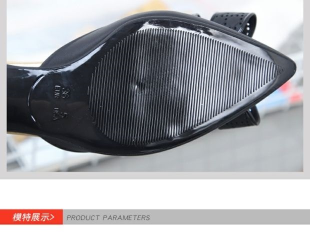 Xiao Yangs rỗng phụ nữ giày đi biển giày đi biển giày nhựa chống trượt thạch không thấm nước thoải mái thoáng khí với nơ - Rainshoes
