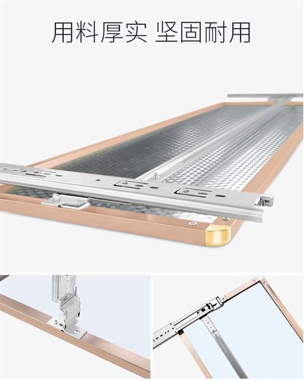 Tủ quần áo gương trượt lắp gương lắp tủ quần áo gương soi toàn thân gương treo tường có thể xoay gương kính thiên văn có thể gập lại - Gương
