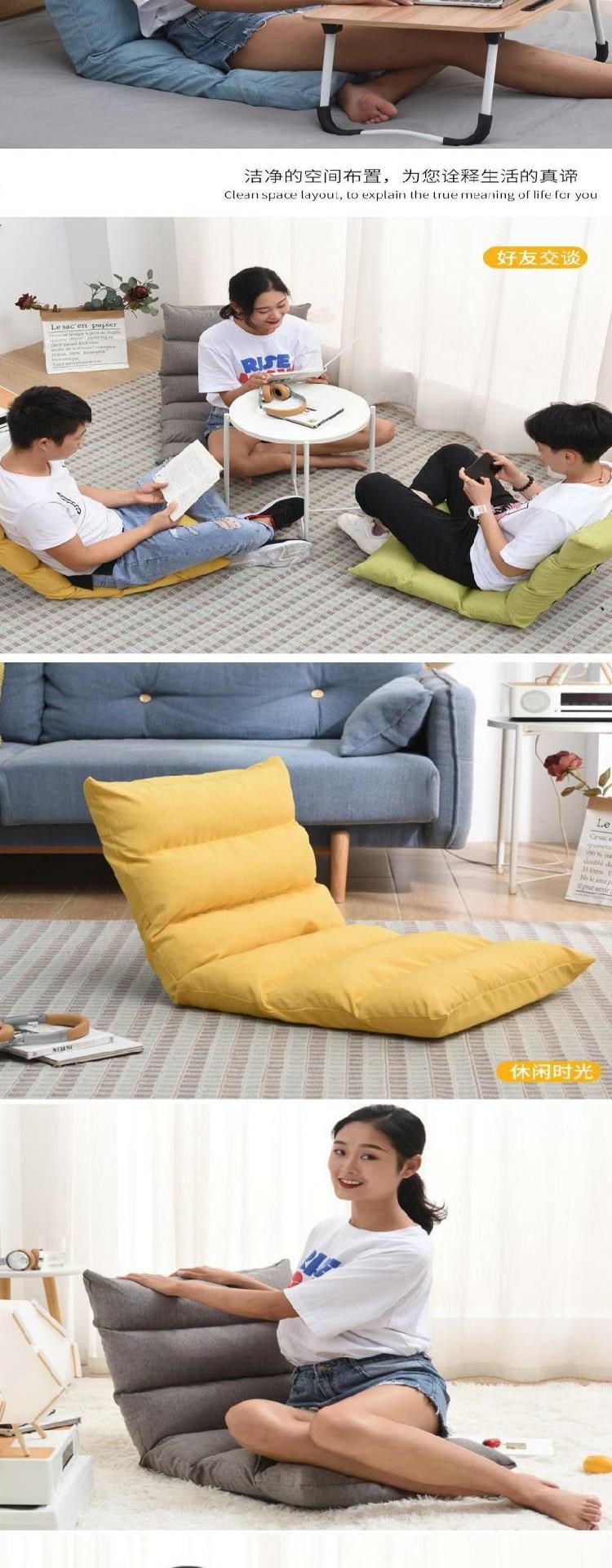 Ghế uống trà Di động không chân Ban công Ghế sofa Ghế lười Ghế sofa Ghế sofa Ghế Hàn Quốc Ghế đôn thoải mái - Ghế sô pha