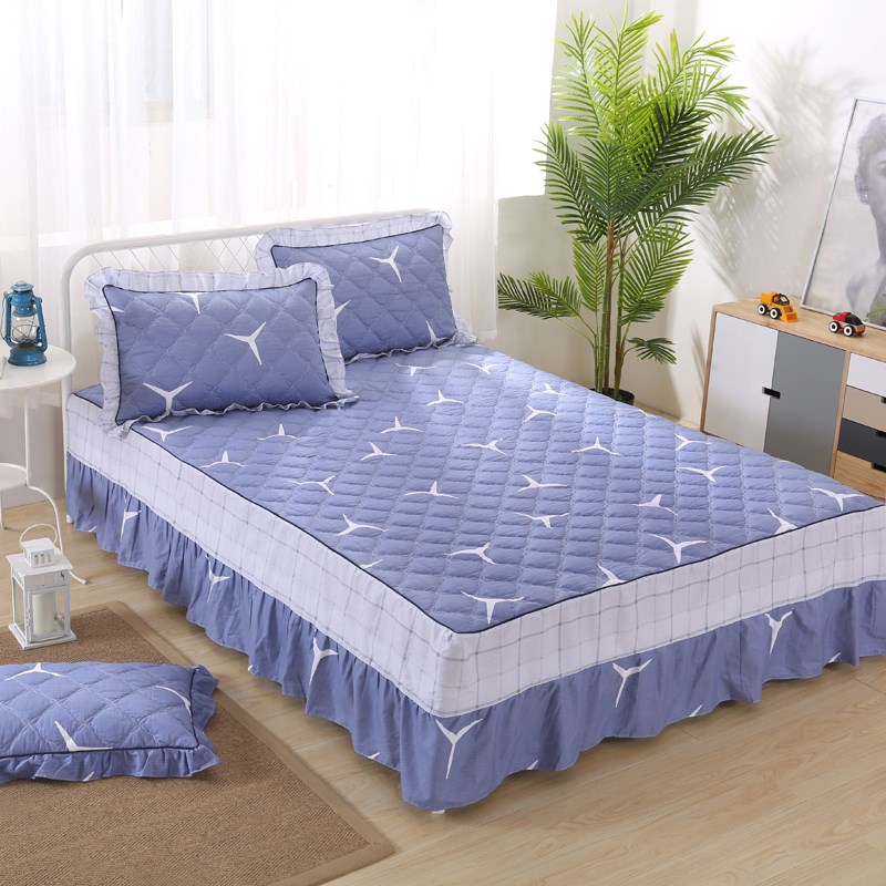 Khăn trải giường đệm bông trải giường khăn trải giường cotton Simmons bảo vệ khăn trải giường 1.5m1.82.0m giường - Váy Petti