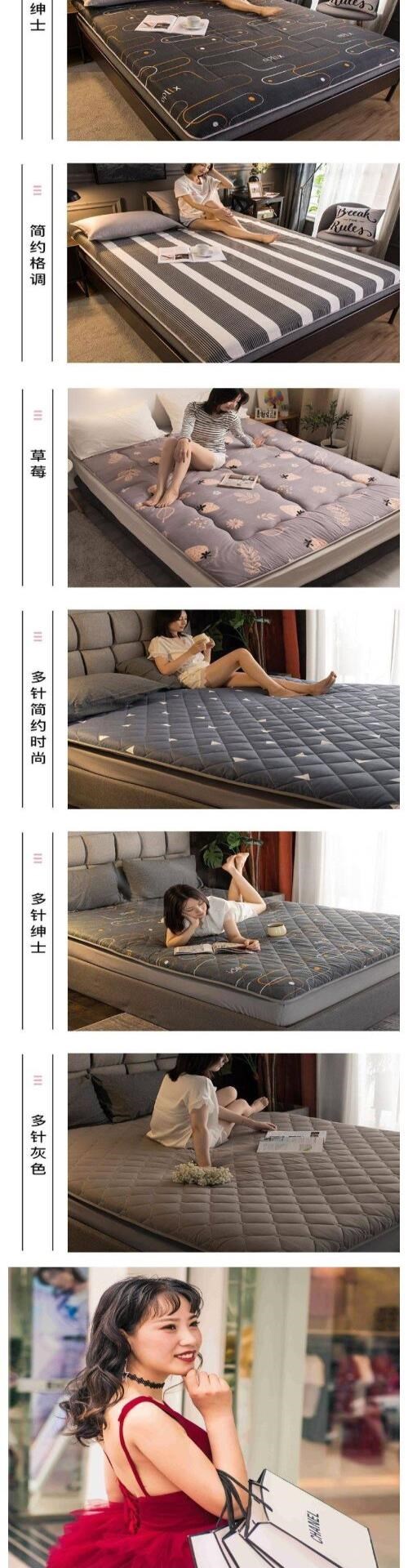 . Nệm mới sinh viên ký túc xá giường đơn mỏng đáy giường hộ gia đình mùa hè nệm giường đơn giường tầng có thể giặt được - Nệm