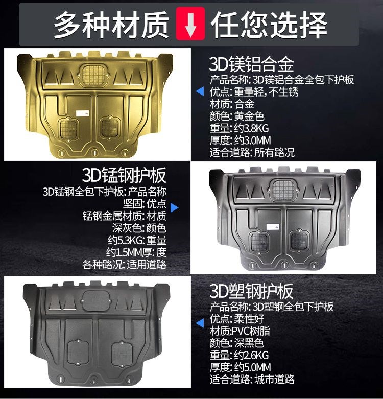 Dongfeng phong cảnh s560 tấm bảo vệ động cơ 18 19 560 xe khung gầm nguyên bản dưới tấm bảo vệ tấm áo giáp bảo vệ - Khung bảo vệ