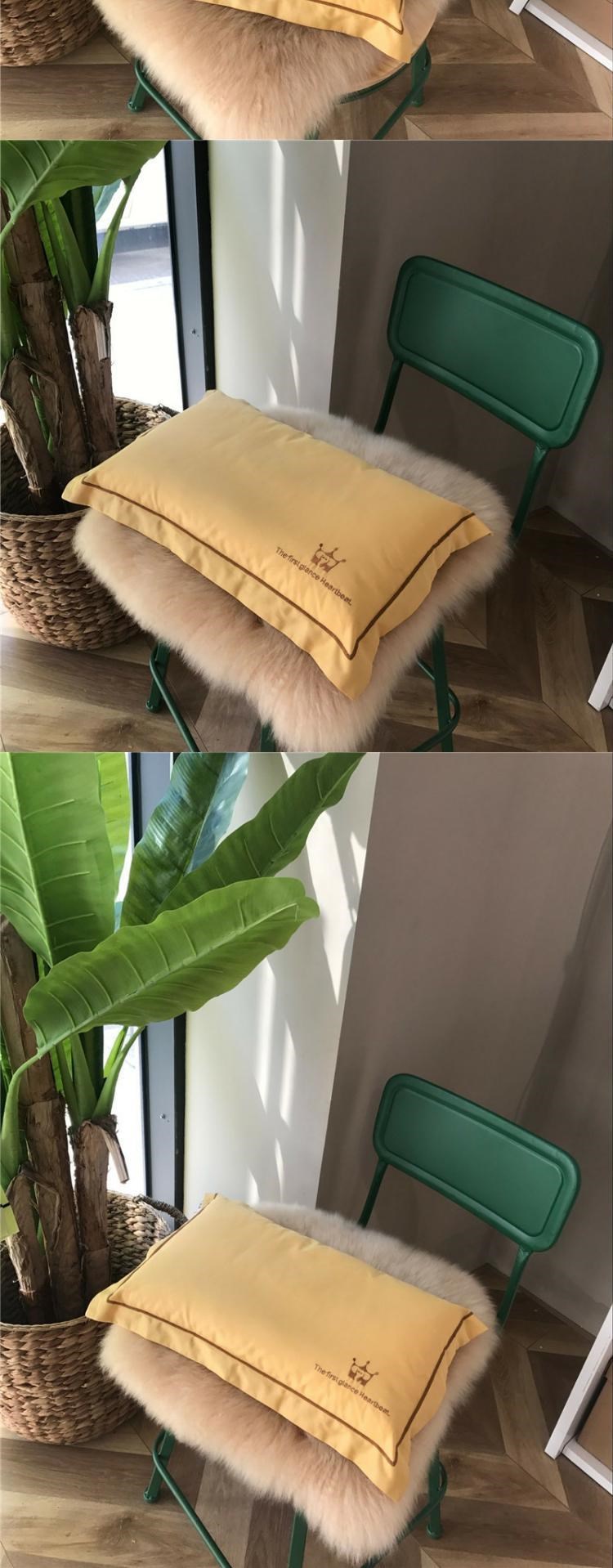. 60 cái bông mỏng manh nhẹ chà nhám trẻ em áo gối bông tinh khiết 30x50 trẻ em mẫu giáo áo gối cao su 40x6 - Gối trường hợp