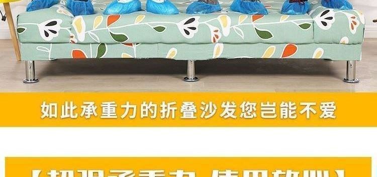 Giường sofa đơn có thể gập lại 20201,2m thương mại kép sử dụng ánh sáng đồng quê Mỹ sang trọng siêu mềm mại chống mài mòn khu vực nghỉ ngơi - Ghế sô pha