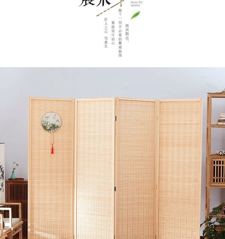 Phòng chụp ảnh mới màn hình Trung Quốc vách ngăn hiên phòng khách chụp phòng khách phòng ăn bình phong tre khung gỗ thông căn hộ nhỏ trong nhà - Màn hình / Cửa sổ