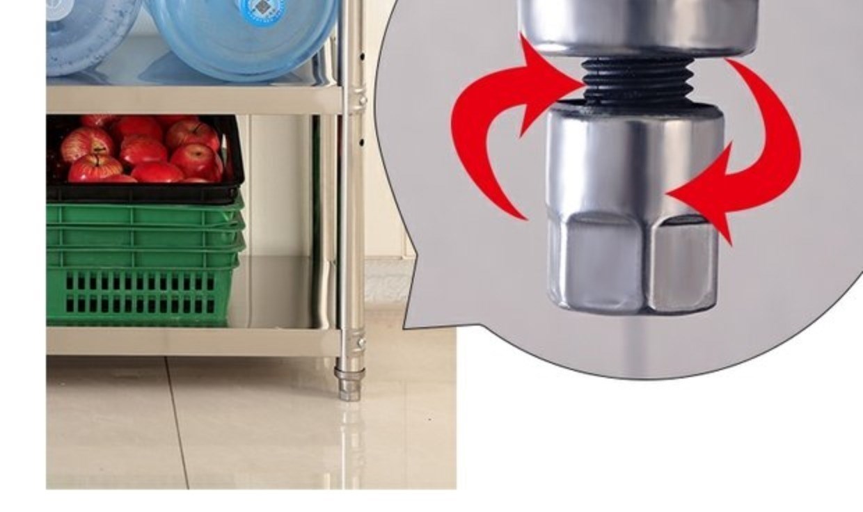 . Giá để đồ nhà bếp inox, tủ bếp đa năng, chỗ cắt rau củ, bàn thao tác để đồ, chịu lực gia đình - Phòng bếp